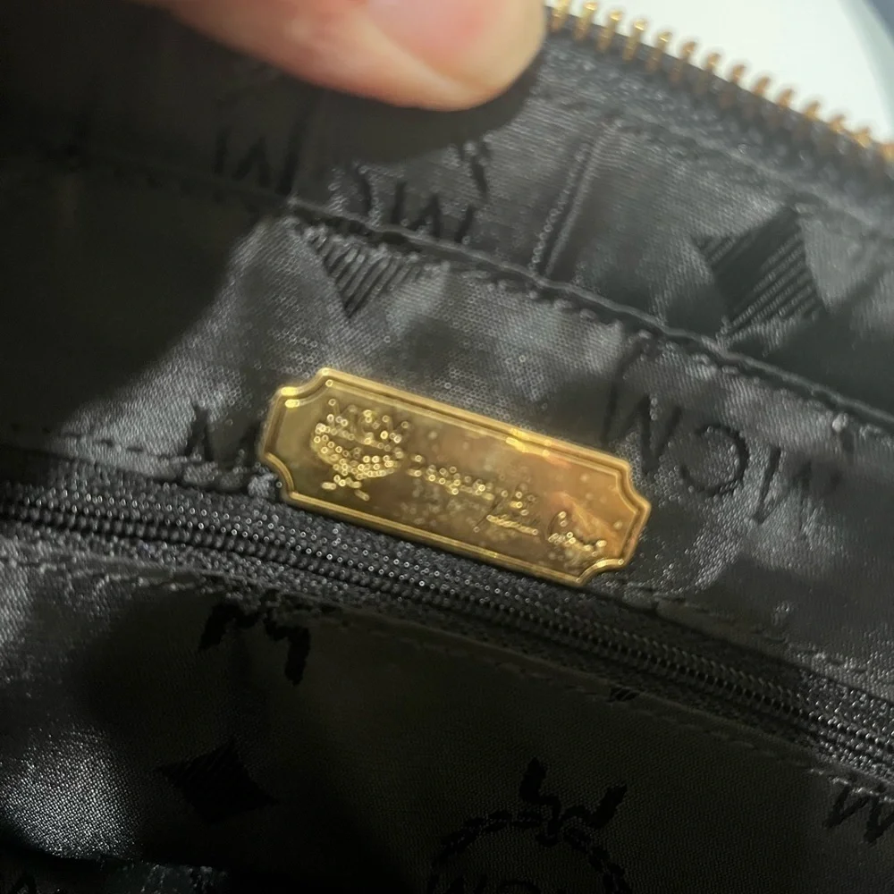 MCM BLACK LONG HANDLE TOTE - Picture 10 of 12